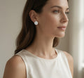 4.00 CT TW Lab Grown Diamond Stud Earrings in 14K White Gold